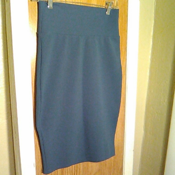 LuLaRoe Dresses & Skirts - Pale Blue LulaRoe Pencil Skirt